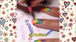 Unhas Decoradas Ideias Rápidas de Designs  3 Designs Vídeo 75 [upl. by Merrili]