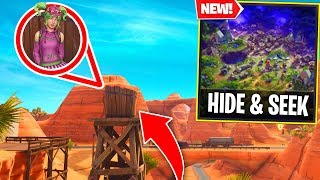 Fortnite MINI Hide amp Seek spots 2000 IQ Hiding SPOT Fortnite Battle Royale [upl. by Ynnep]