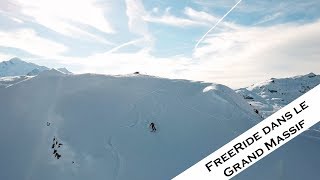 Freeride dans le grand massif  4K [upl. by Comfort264]