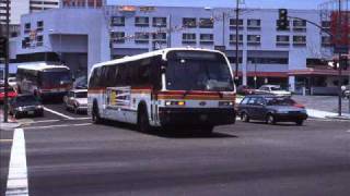 SCRTD LACMTA Advance Design Buses 19802007 [upl. by Peedsaj]