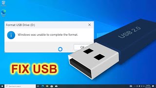 ✨How to Fix USB Flash Drive➡️Windows Cannot Complete Format➡️Without any Programs [upl. by Ricardo617]