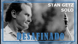 Stan Getz solo transcription  Desafinado [upl. by Maddy]