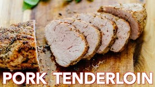 How To Make Roasted Pork Tenderloin  Dinner in 30 Minutes [upl. by Elleirb]