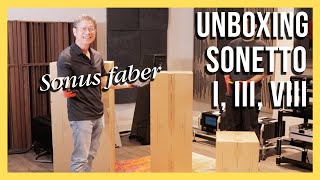 Sonus Faber Sonetto G2 Batch Unboxing [upl. by Iroak]