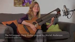 quotView from Spacequot by Muriel Anderson on Brunner Compact Harp Guitar [upl. by Munro]