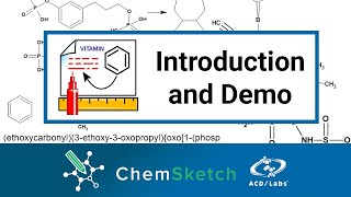 ChemSketch Introduction and Demo How to Use ChemSketch ACDLabs [upl. by Ahsiat]