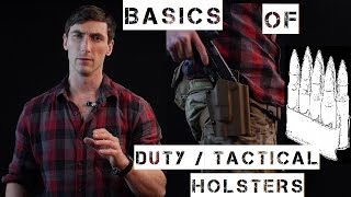 Basics of Duty  Military  Tactical Holsters [upl. by Nus830]