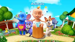 Terrestrial Animals Kids Learning Video [upl. by Doretta]