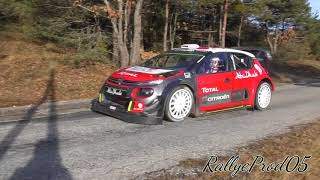 Test Craig Breen C3 WRC Monte Carlo 2018 FLATOUT [upl. by Brozak572]