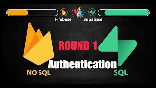 Authentication in Supabase firebase vs supabase with flutter tutorial [upl. by Llerryt]