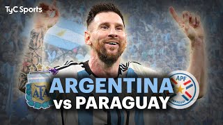 EN VIVO 🔴 ARGENTINA vs Paraguay  Eliminatorias Sudamericanas ⚽ ¡Juega la SCALONETA por TyC SPORTS [upl. by Cralg]