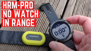 How to use the Garmin HRMPRO Without a Watch In Range [upl. by Amalberga40]