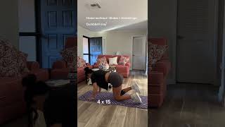 Home Workout  Dumbbell only  Glutes  Hamstrings [upl. by Ilaire926]