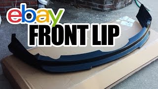 0304 Hyundai Tiburon  eBay quotVquot Front Lip [upl. by Aivatra722]