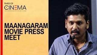 Lokesh Kanagaraj Director Speaks About Maanagaram Movie Press Meet  TOC [upl. by Smalley]