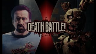 The Janitor VS Springtrap Willys Wonderland VS FNAF Fan Made Death Battle Trailer [upl. by Vance]