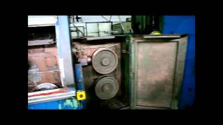 Ref 1799 NIEHOFF M 355 Copper Wire Rod Breakdown Machine [upl. by Nonarb507]