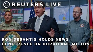 LIVE Florida governor DeSantis holds news conference on Hurricane Milton [upl. by Jezrdna939]