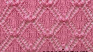 Вязание Спицами  УЗОРЫ РОМБЫ  2019  Knitting  patterns rhombus [upl. by Frederich]