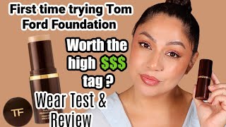 Tom Ford Traceless Foundation Stick  Application Wear Test amp Review  Gerel Matta [upl. by Ettenoitna]