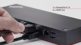 ThinkPad Thunderbolt 3 Dock Gen 2 Product Tour [upl. by Burnley]