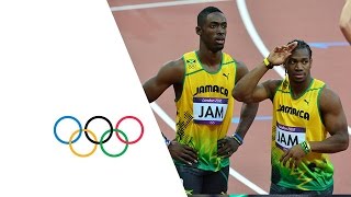 Mens 4x100m Round 1 Highlights  Jamaica amp USA Win  London 2012 Olympics [upl. by Akirej543]