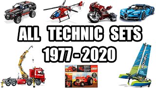 ALL LEGO TECHNIC SETS 1977  2020 LEGO TECHNIC HISTORY [upl. by Nylecsoj29]