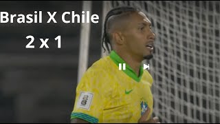 Melhores Momentos Chile 1 x 2 Brasil  Virada Mas Seleção Não Empolgou [upl. by Irwinn]