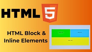 HTML Block vs Inline Elements  Beginner Guide to HTML Layout [upl. by Froehlich]