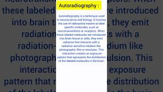 Defination of Autoradiography autoradiography long explanation video link in discretion 👇 [upl. by Rairb]