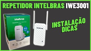 REPETIDOR INTELBRAS IWE3001 INSTALAÇÃO REVIEW DICA [upl. by Braynard]