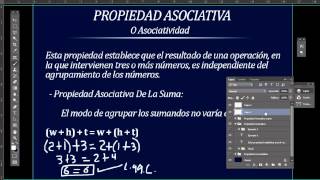 ¿Qué es la Propiedad Asociativa  Con ejemplos [upl. by Yemar]