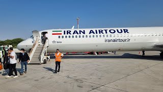 quotMad Dogquot MD82 ак Iran Airtour  Рейс Тегеран — БендерАббас [upl. by Arekahs658]