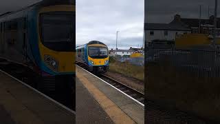 TPE Train at Eaglescliffe 185104 [upl. by Leelaj]