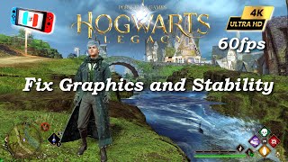 Hogwarts Legacy Fix Graphics and Stability  Ryujinx PR  PC Switch 4K 60FPS [upl. by Anilem180]