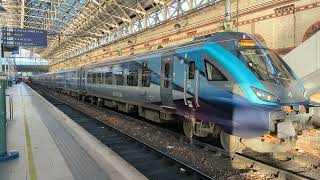 TPE Mk5a and Class 68 departure from Manchester Piccadilly  November 2023 [upl. by Mahsih394]