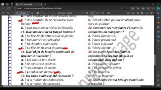 CHAPITRE 3 de la boîte à Merveille QCM question réponse 1bac regional [upl. by Leasa]