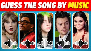 Guess the song from music 🎤🎵  Viral Songs quiz 2024  Taylor swift BTS Ed sheeran Billie Eilish [upl. by Elbertina]