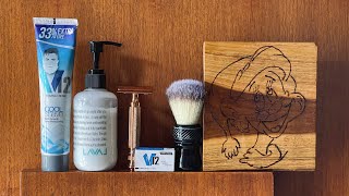 V12 Shaving Cream amp Lavaj Gin Aftershave Balm Vlog150DiwasShaves [upl. by Hurd]