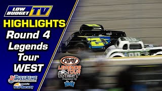 Highlights  Round 4 MMI Legends Tour West at The Bullring at Las Vegas Motor Speedway  61524 [upl. by Yrrol]