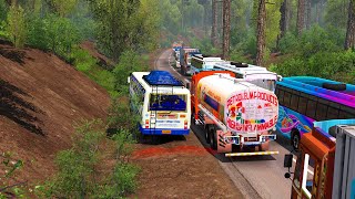 RSRTC Bus Overtakes  RSRTC Cabin View  Jaipur to Banswara [upl. by Chivers970]