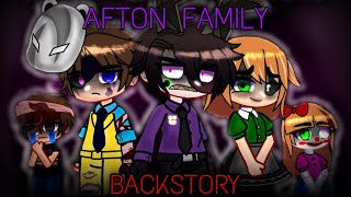 • Afton Family Backstory  FNaF  My AU  Gacha Club • OLD [upl. by Aihsoek]