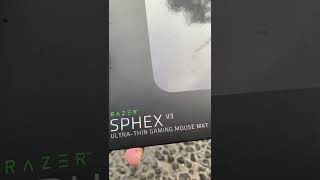 RAZER SPHEX V3 Small Thinnest Hard Gaming Mousepad [upl. by Nnybor]