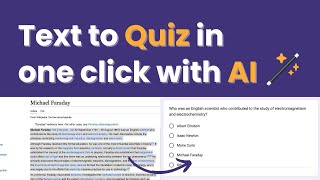 Generate Quiz Questions with AI  Easy Tutorial [upl. by Mayram]