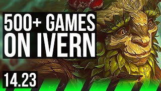 IVERN vs VIEGO JGL  500 games  KR Grandmaster  1423 [upl. by Ahsinnek]