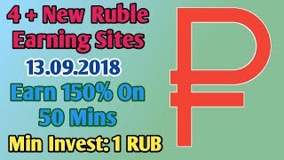 Earn 150 Profit On 50 Mins With New Ruble Earning Site PAYEER Double 2018  Hyips daily [upl. by Annaehs913]