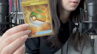 ASMR Show and Tell Whisper  Pokemon Cards [upl. by Yenmor]