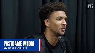 Matisse Thybulle  POSTGAME MEDIA 031121 [upl. by Maighdiln]