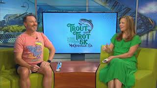 2024 Chattanooga Local 3 News  Trout Trot 5K Interview [upl. by Kakalina]