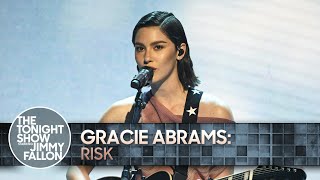 Gracie Abrams Risk  The Tonight Show Starring Jimmy Fallon [upl. by Yornek]